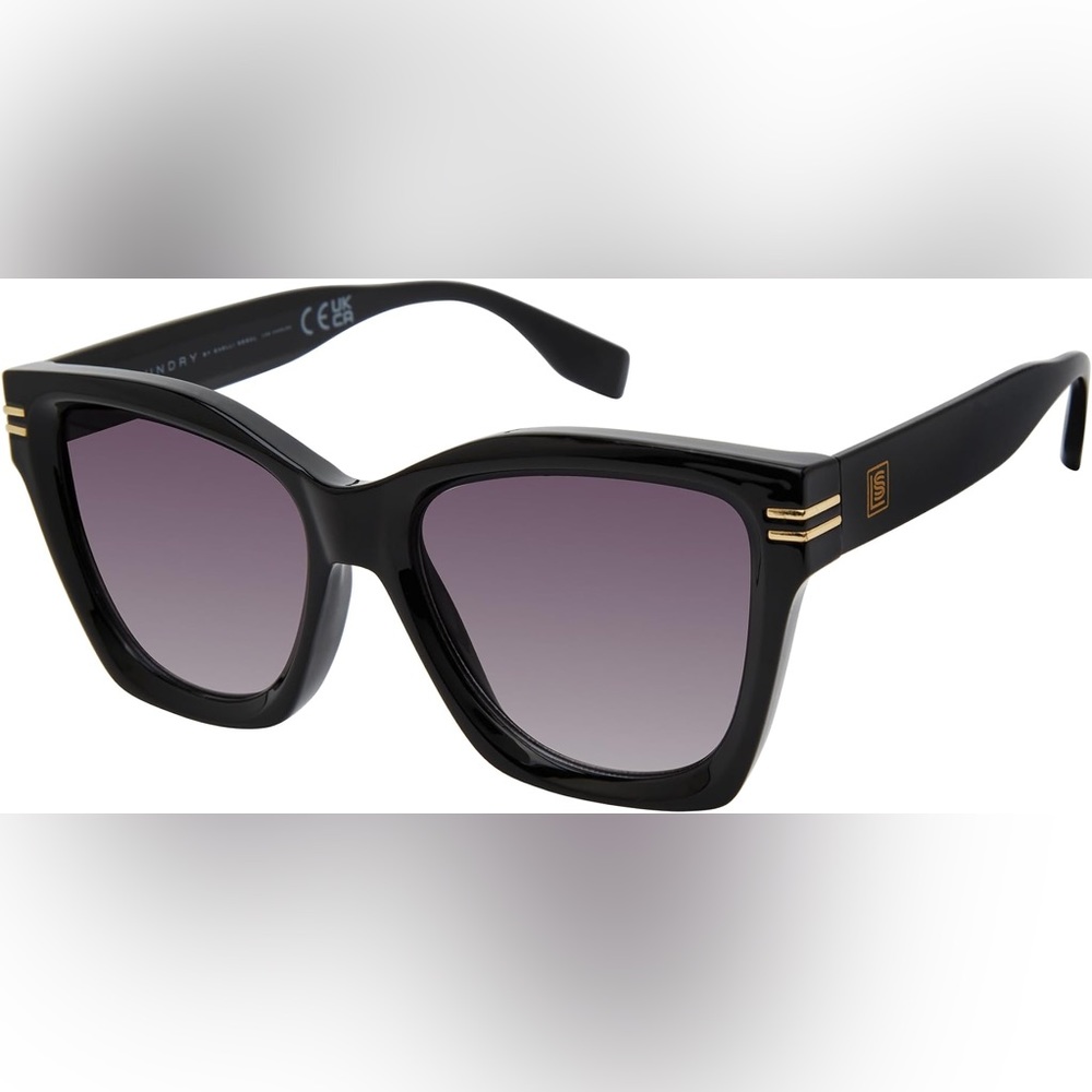 LAUNDRY BY SHELLI SEGAL Women's Ls281 Cat Eye Square Sunglasses